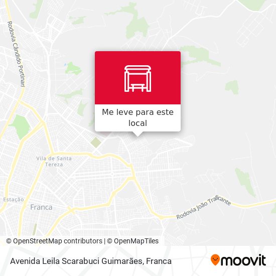 Avenida Leila Scarabuci Guimarães mapa