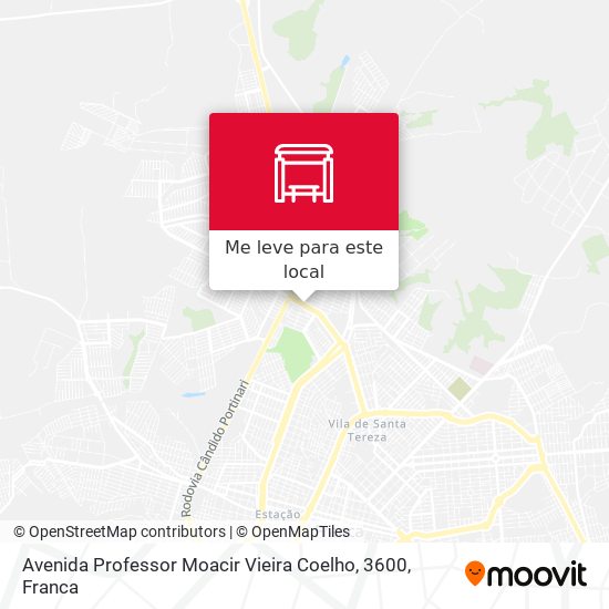 Avenida Professor Moacir Vieira Coelho, 3600 mapa