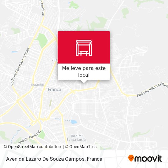 Avenida Lázaro De Souza Campos mapa