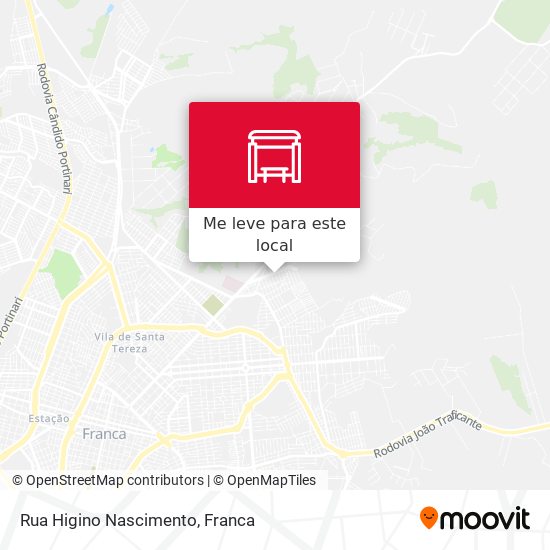 Rua Higino Nascimento mapa