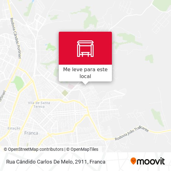 Rua Cândido Carlos De Melo, 2911 mapa