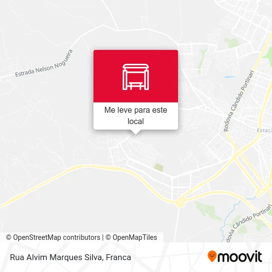 Rua Alvim Marques Silva mapa