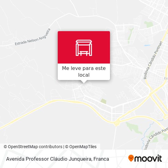 Avenida Professor Cláudio Junqueira mapa