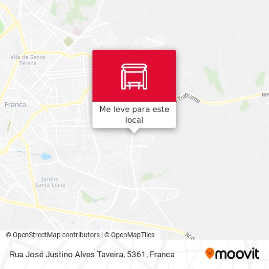 Rua José Justino Alves Taveira, 5361 mapa