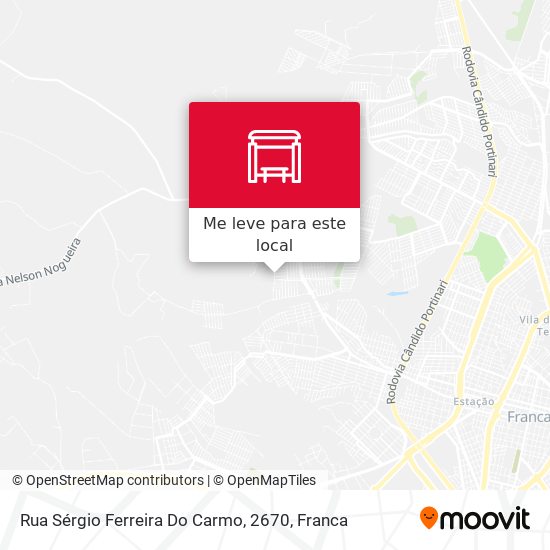 Rua Sérgio Ferreira Do Carmo, 2670 mapa