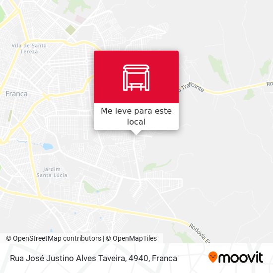 Rua José Justino Alves Taveira, 4940 mapa
