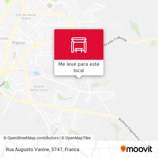 Rua Augusto Vanine, 5747 mapa