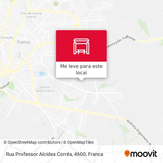 Rua Professor Alcídes Corrêa, 4600 mapa