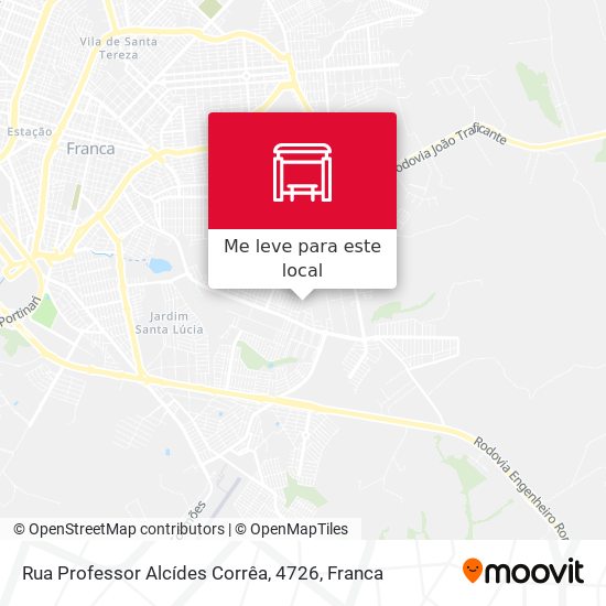 Rua Professor Alcídes Corrêa, 4726 mapa