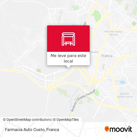 Farmacia Auto Custo mapa