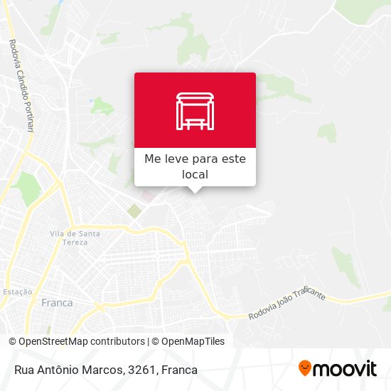 Rua Antônio Marcos, 3261 mapa