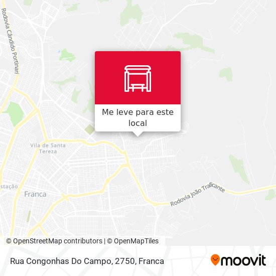 Rua Congonhas Do Campo, 2750 mapa