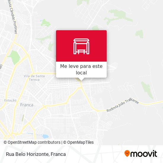 Rua Belo Horizonte mapa