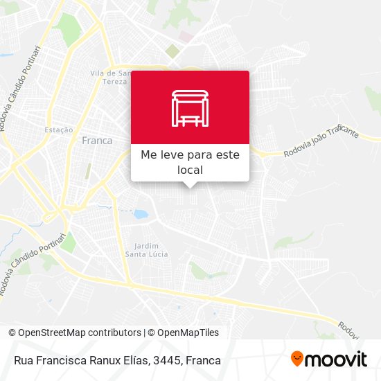 Rua Francisca Ranux Elías, 3445 mapa