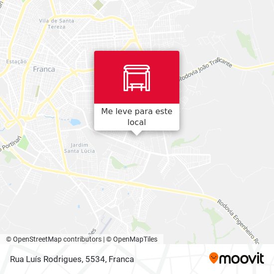 Rua Luís Rodrigues, 5534 mapa