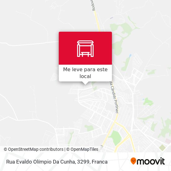 Rua Evaldo Olímpio Da Cunha, 3299 mapa