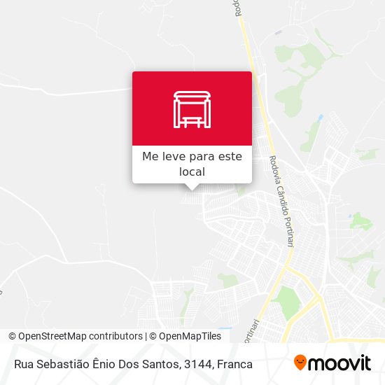Rua Sebastião Ênio Dos Santos, 3144 mapa