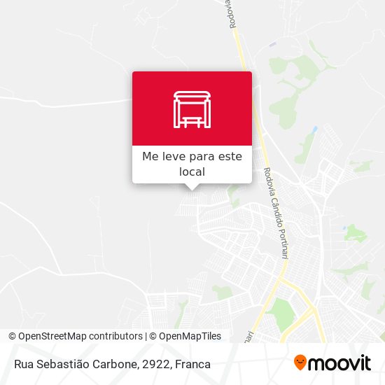 Rua Sebastião Carbone, 2922 mapa