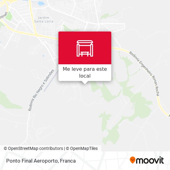 Ponto Final Aeroporto mapa