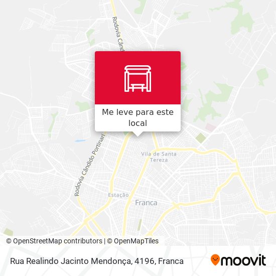 Rua Realindo Jacinto Mendonça, 4196 mapa