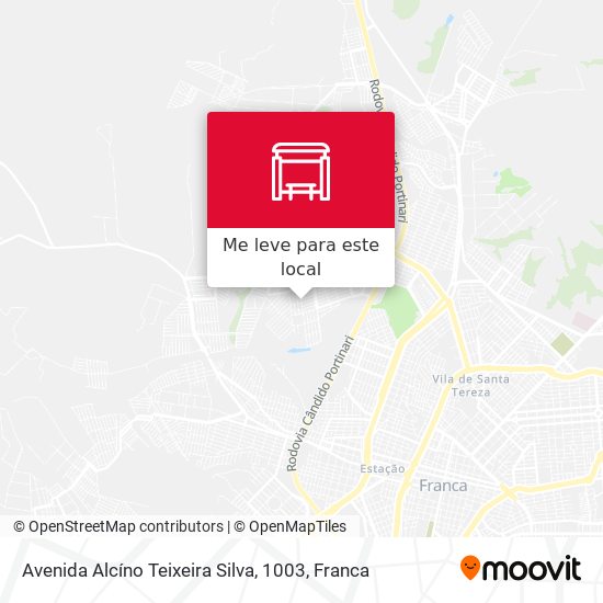 Avenida Alcíno Teixeira Silva, 1003 mapa