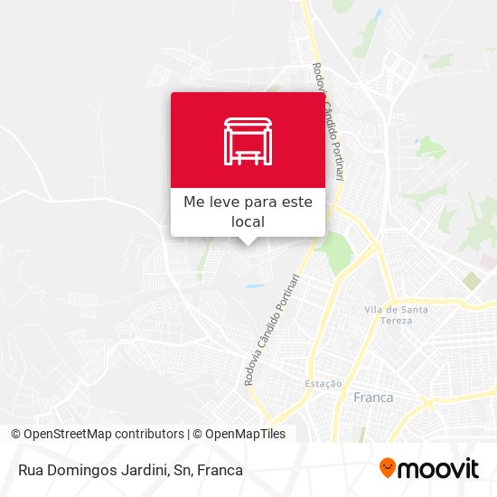 Rua Domingos Jardini, Sn mapa