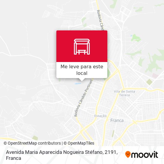 Avenida Maria Aparecida Nogueira Stéfano, 2191 mapa