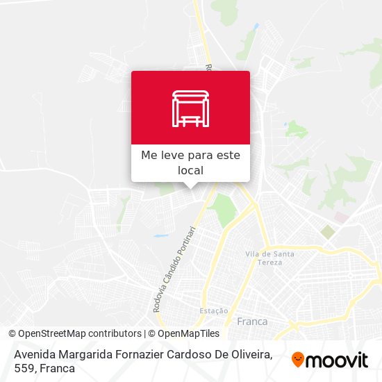 Avenida Margarida Fornazier Cardoso De Oliveira, 559 mapa