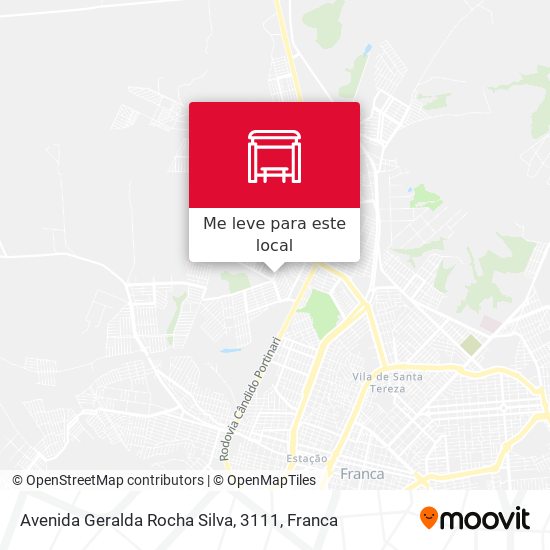 Avenida Geralda Rocha Silva, 3111 mapa