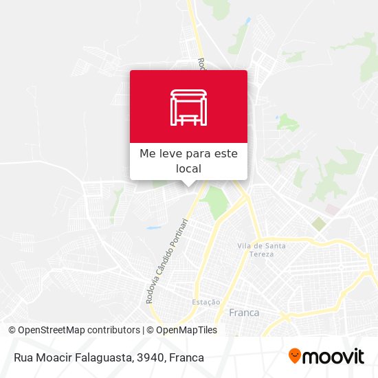 Rua Moacir Falaguasta, 3940 mapa