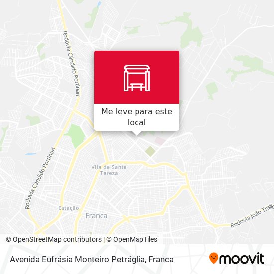 Avenida Eufrásia Monteiro Petráglia mapa