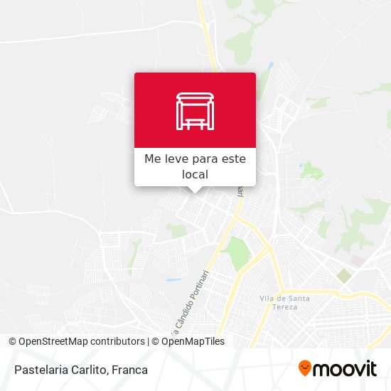 Pastelaria Carlito mapa