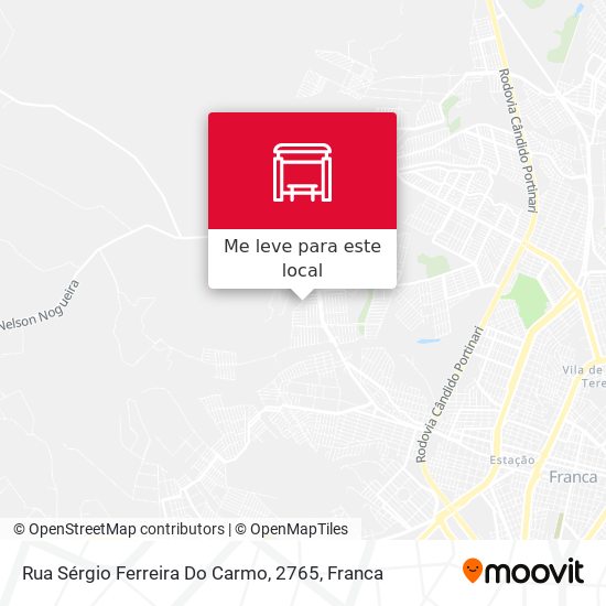 Rua Sérgio Ferreira Do Carmo, 2765 mapa