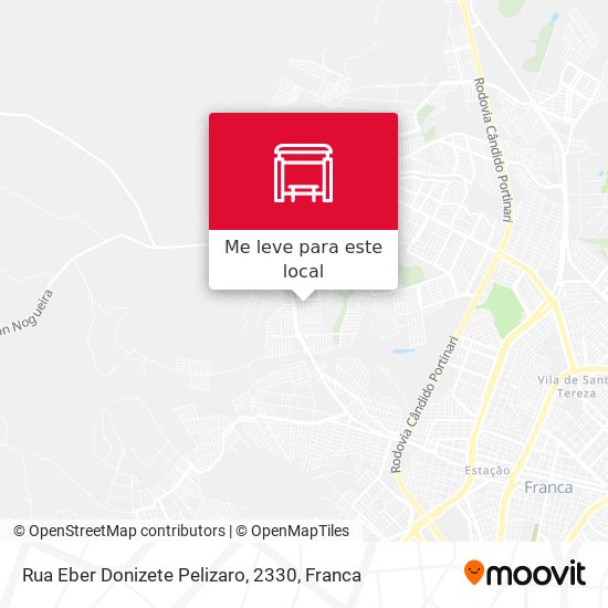 Rua Eber Donizete Pelizaro, 2330 mapa