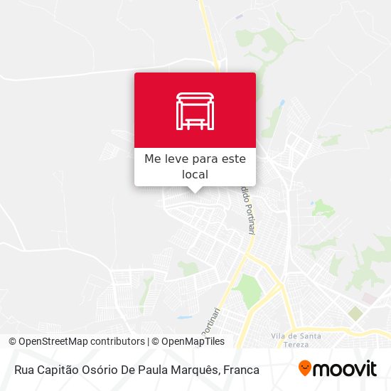 Rua Capitão Osório De Paula Marquês mapa