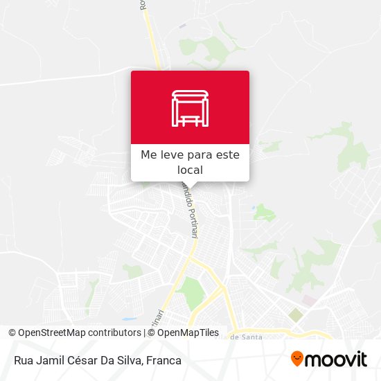 Rua Jamil César Da Silva mapa