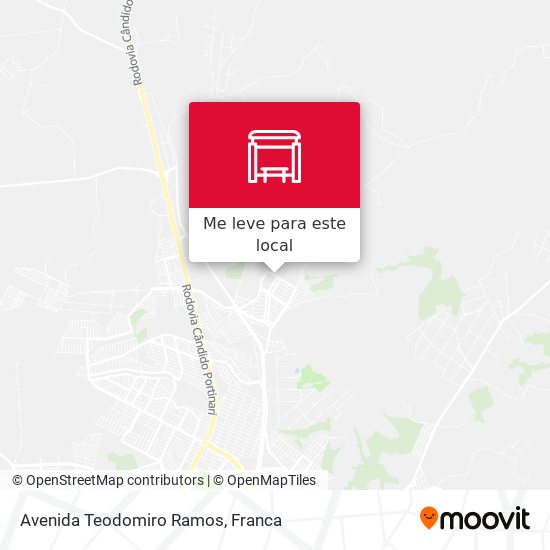 Avenida Teodomiro Ramos mapa