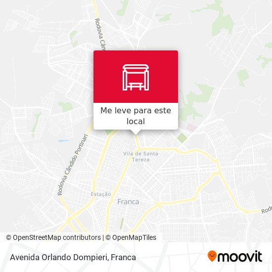 Avenida Orlando Dompieri mapa