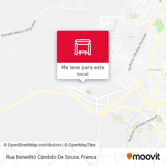 Rua Benedito Cândido De Souza mapa