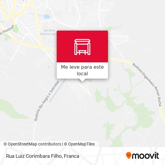 Rua Luiz Corimbara Filho mapa