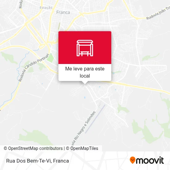 Rua Dos Bem-Te-Vi mapa