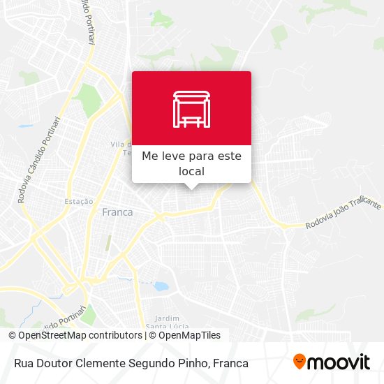 Rua Doutor Clemente Segundo Pinho mapa