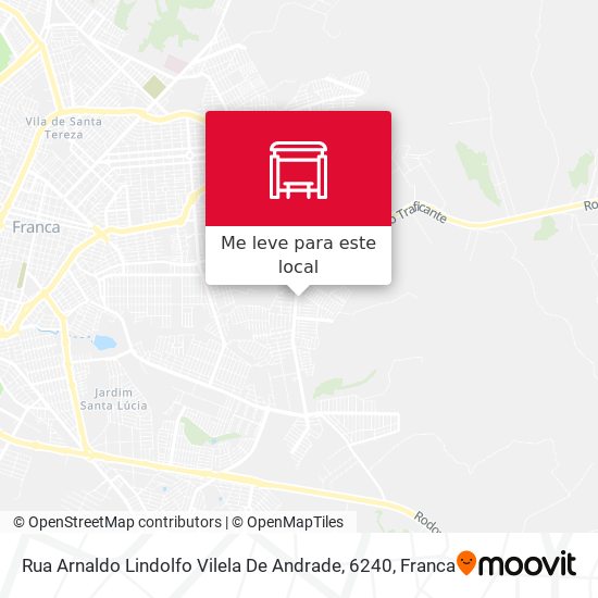 Rua Arnaldo Lindolfo Vilela De Andrade, 6240 mapa