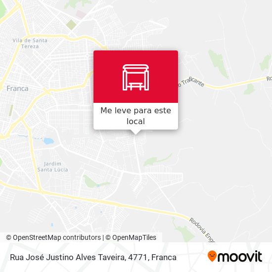 Rua José Justino Alves Taveira, 4771 mapa