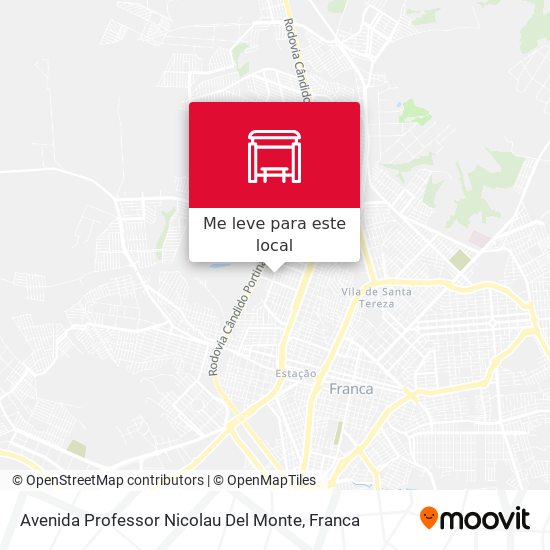 Avenida Professor Nicolau Del Monte mapa