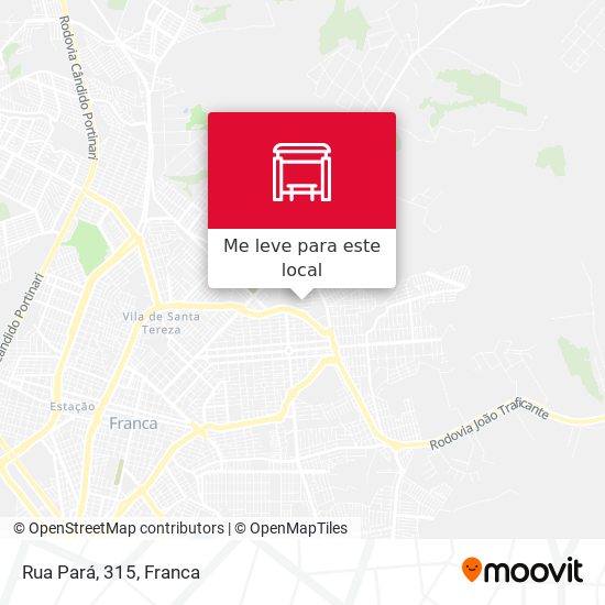 Rua Pará, 315 mapa