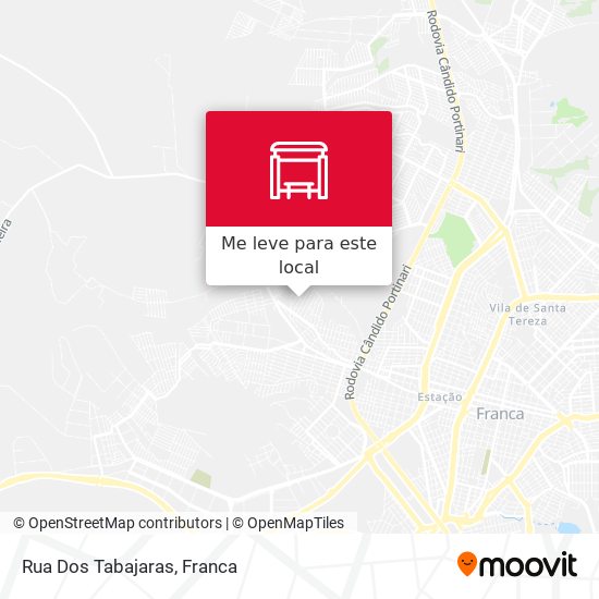 Rua Dos Tabajaras mapa