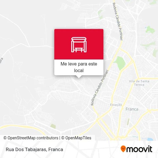 Rua Dos Tabajaras mapa