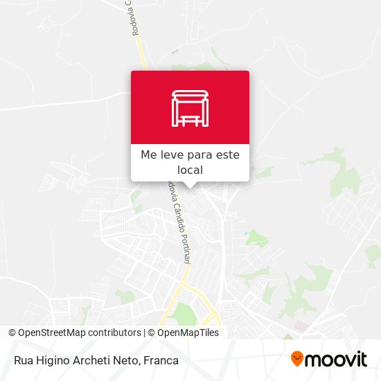 Rua Higino Archeti Neto mapa