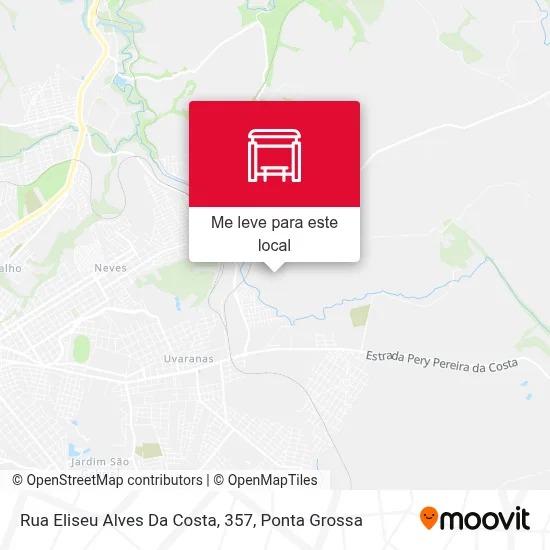 Rua Eliseu Alves Da Costa, 357 mapa